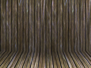 Wood texture background pattern. Dark hardwood planks surface of wooden board floor wall fence. Abstract timber decorative illustration.