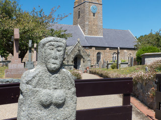 Fototapeta premium Gran'mere du Chimquiere, St Martin, Guernsey