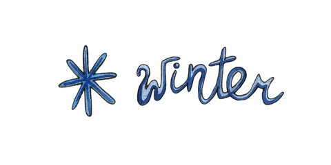 set of watercolor elements, spruce branches, balls, gifts, heart, star, fox, dog, bullfinch, cupcake, hat, sock.