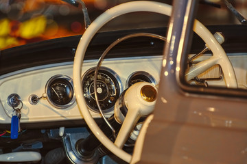 Interior of an Old Car