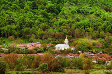 Small settlement in Romania