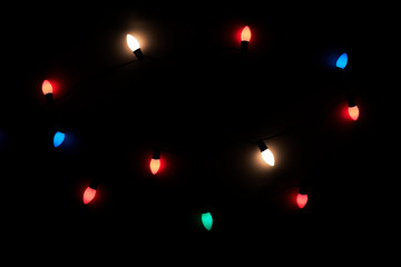 Old style Christmas lights