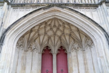 Entrance to Cathedral in England