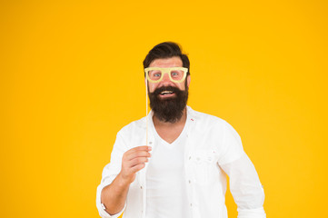 happy look. barbershop concept. Party accessory. Good mood. ready for holiday celebration. Smart...