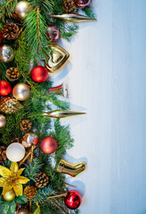 christmas tree with red balls