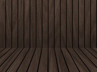 Wood texture background pattern. Dark hardwood planks surface of wooden board floor wall fence. Abstract timber decorative illustration.