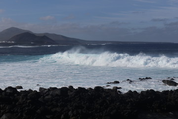 Fototapeta premium Waves in Fuerteventura, Spain