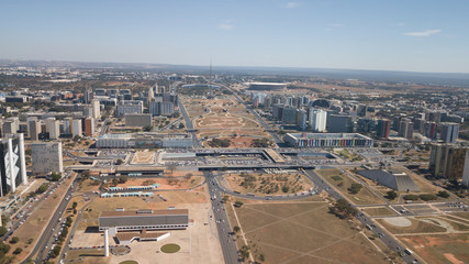 Fototapeta premium Brasilia Brasil Brazil Congresso federal Oscar niemeyer Ponte juscelino kubitschek 