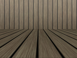 Wood texture background pattern. Dark hardwood planks surface of wooden board floor wall fence. Abstract timber decorative illustration.