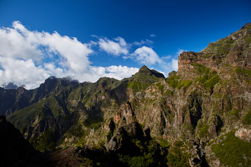 Fototapeta na wymiar Madeira Mountain Range