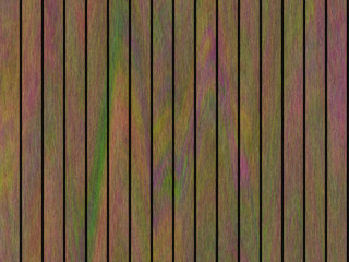 Naklejka premium Wood texture background pattern. Dark hardwood planks surface of wooden board floor wall fence. Abstract timber decorative illustration.