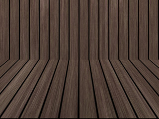 Wood texture background pattern. Dark hardwood planks surface of wooden board floor wall fence. Abstract timber decorative illustration.