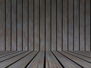 Wood texture background pattern. Dark hardwood planks surface of wooden board floor wall fence. Abstract timber decorative illustration.