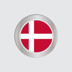 Obraz premium The Danish flag is isolated on official colors, embed maps, like the original