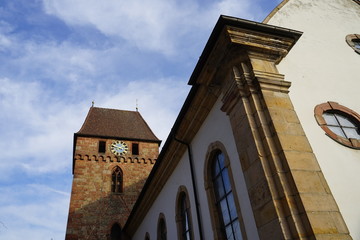 Fototapeta na wymiar Kirche St. Stephanus in Gleisweiler