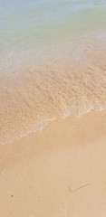 Sea water texture on the beach