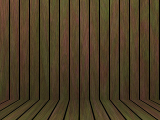 Wood texture background pattern. Dark hardwood planks surface of wooden board floor wall fence. Abstract timber decorative illustration.