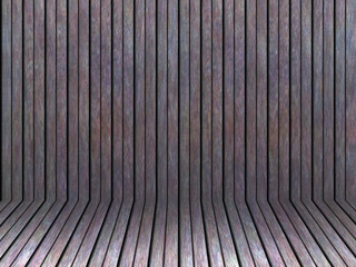 Wood texture background pattern. Dark hardwood planks surface of wooden board floor wall fence. Abstract timber decorative illustration.