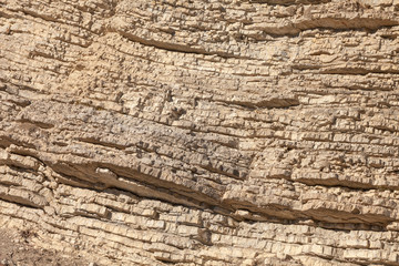 Focus on a stratificated dolomia area in the Dolomites