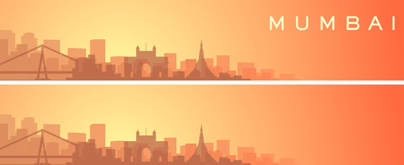 Mumbai Beautiful Skyline Scenery Banner