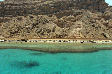 view of the sea and beach  Egypt