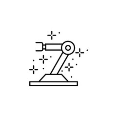 Robot arm, take icon. Element of Robotic icon.