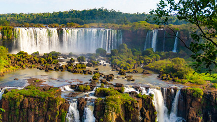 Fototapeta premium Foz do Iguaçu Iguazu Brasil Brazil Cataratas do Iguaçu Falls