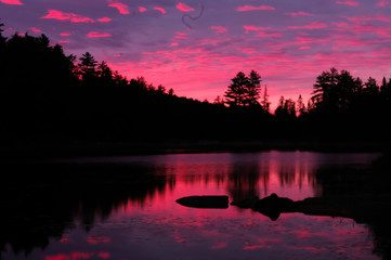 Sunrise from campsite