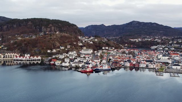 The Norwegian city of Flekkefjord
