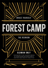 Vintage Flyer Elegant Design Decorative Invitation for Flyer and Invitation