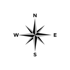 compass icon vector design symbol
