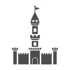castle icon vector design symbol