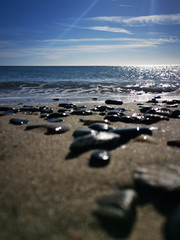 Hermosos paisajes en las Playas Espa&ntilde;olas en la costa del sol