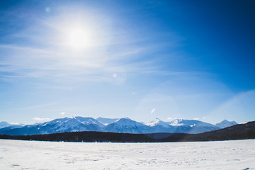 lake in the mountains