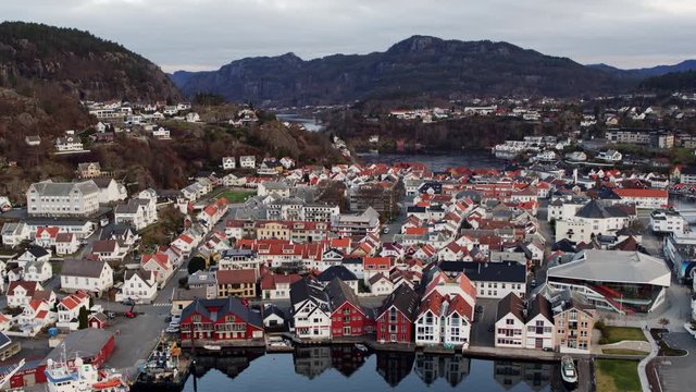 The Norwegian city of Flekkefjord
