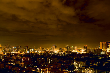 Naklejka premium city at night