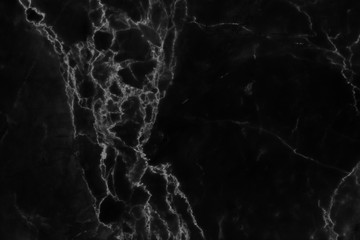 Black marble natural pattern for background, abstract natural marble black and white