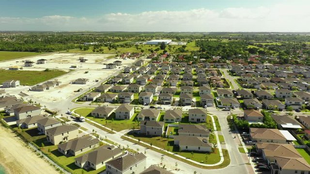 House construction Homestead Miami Florida USA