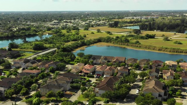 Homestead Florida aerial drone video 4k