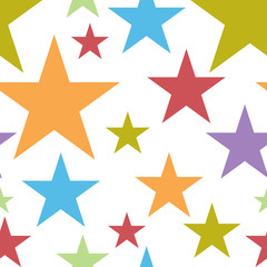 abstract stars background seamless pattern vector