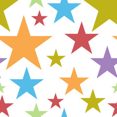 Obraz premium abstract stars background seamless pattern vector
