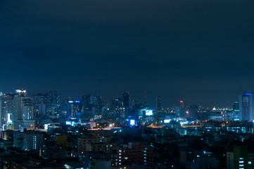  skyline at night