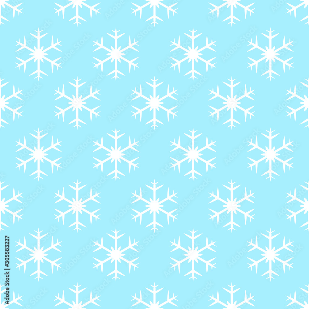 Aufkleber abstract snow background seamless pattern vector