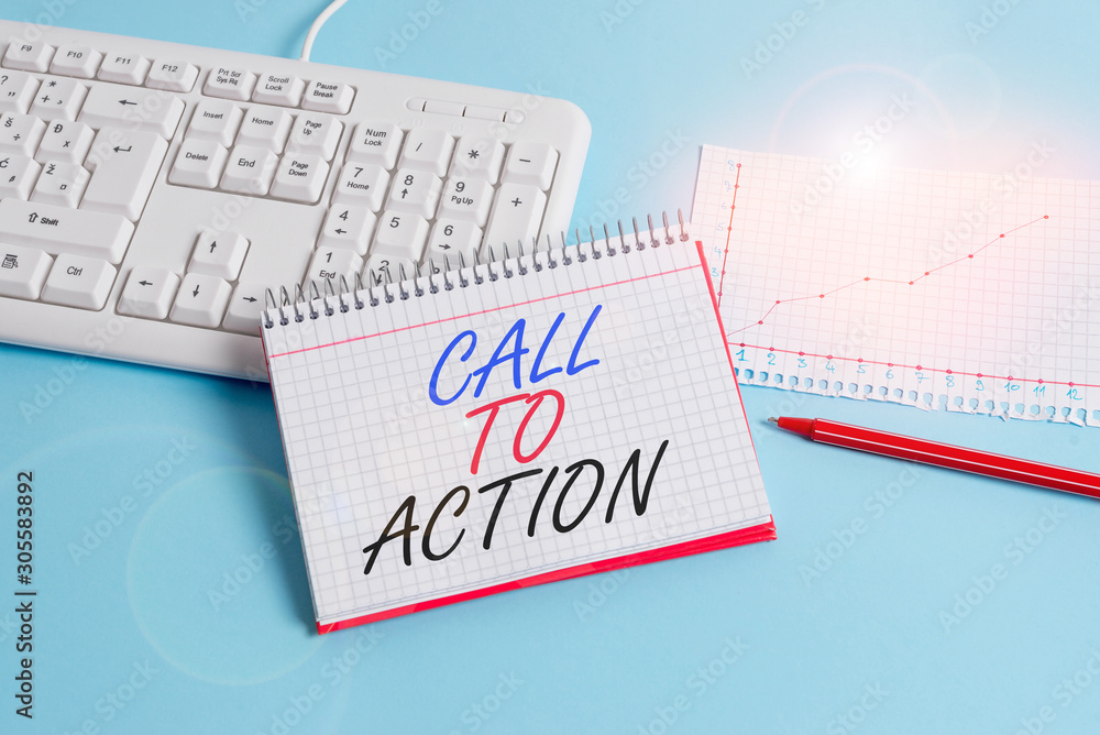 Poster text sign showing call to action. business photo showcasing encourage decision move to advance succe