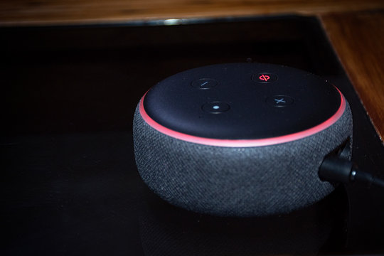 Echo dot 3 color negro