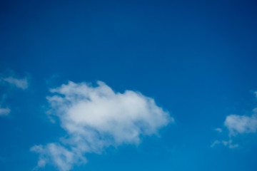 Blue sky with white clouds