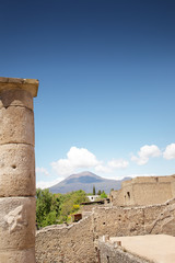 the buried city of pompeii in italy