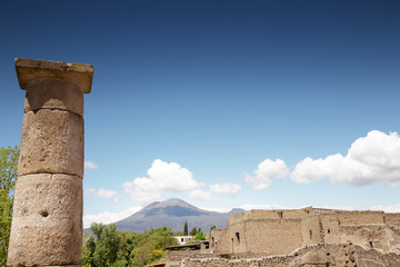 the buried city of pompeii in italy