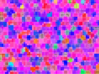 Abstract colorful graphic creative texture background for wallpaper design geometric stripes pattern fabric cloth backdrop lines square pixel mosaic decoration element