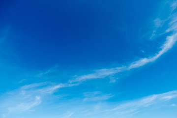 Obraz premium Blue sky, clouds in the sky